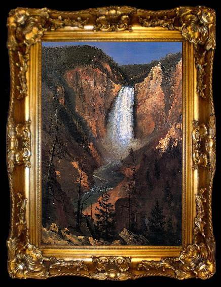 framed  Albert Bierstadt Yellowstone Falls, ta009-2